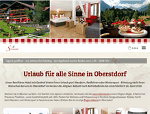 Tablet Screenshot of hotel-schwand.de